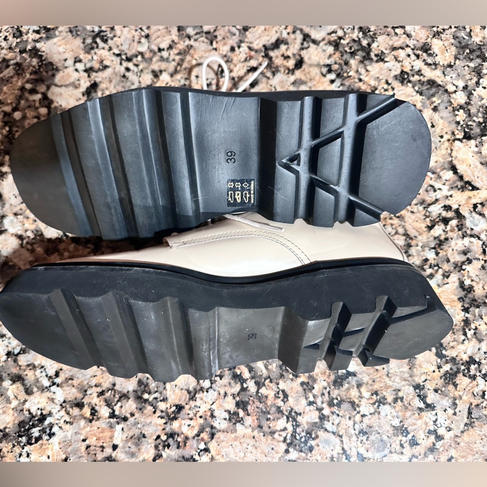 Anthropologie 👞 Maeve The Rhys Lace-Up Square Toe Loafers Size US 9, EU 39 NWOB - Picture 7 of 8